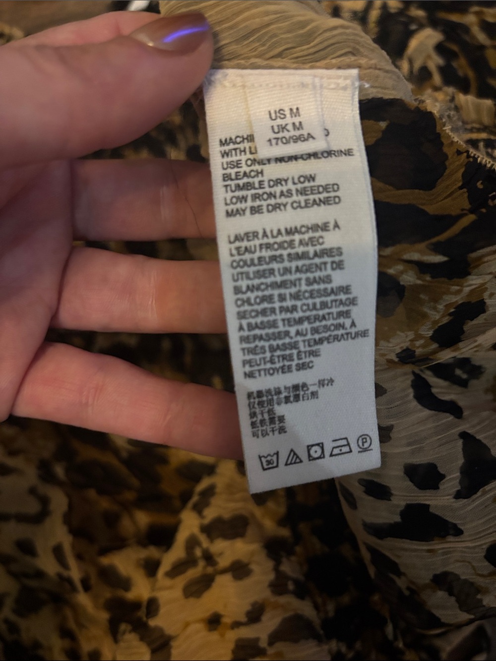Free People Roma Leopard Animal Print Ruffle Blouse - Picture 6 of 15
